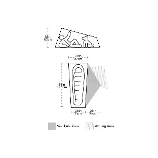 COPPER SPUR HV UL1 | Tente de randonnée - autoportante ultralégère - trois saisons