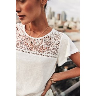 TASSY LACE | t-shirt - femme