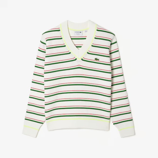 AH6442 pull col V Homme lacoste