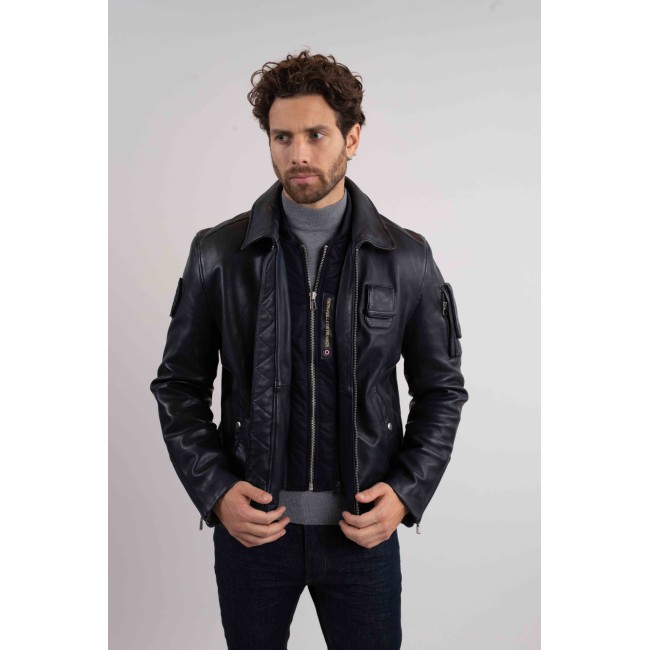 JAEGGER ALPHA | manteau - cuir - homme