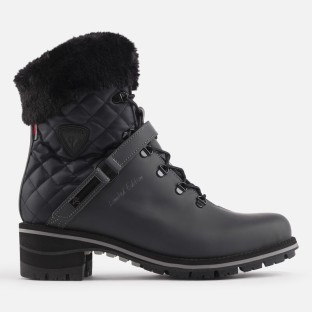 MEGEVE BLACK RUBBER LE|...