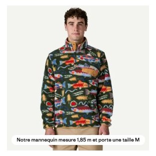 M'S LW SYNCH SNAP-T P/O | Pullover - Homme - Polaire