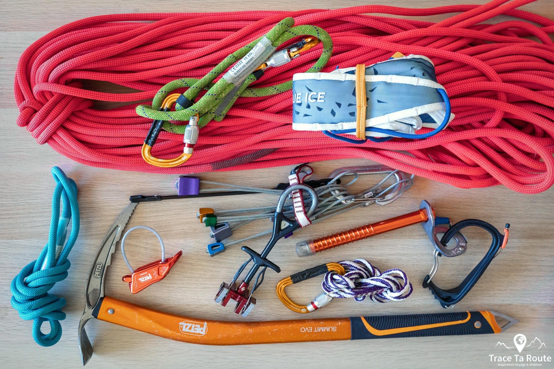 Le matos pour l'alpinisme et l'escalade